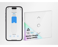 Meross Inteligentny przełącznik rolet WiFi MRS100MA(EU) (Matter) - 1532159 - zdjęcie 3